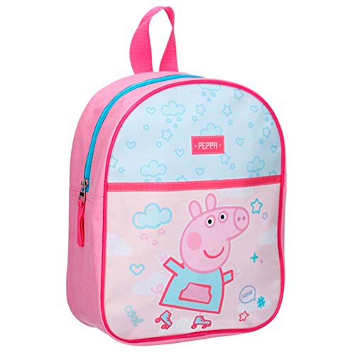 Mochila Infantil Escolar pequeña Niña 28cm Peppa Pig