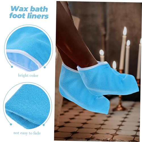 Par de forros para baño de parafina para spa de pies miniatura 6