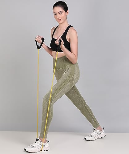 Image of Kobo Active Wear for Women Gym | High Waist | Ankle Length | Squat-Proof | Workout Tights for Women | 4-Way Stretch | Leggings for Gym, Cardio | Yoga Pants (Imported)