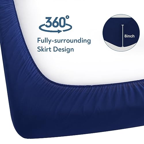 Magik & Kover Waterproof Crib Sheets For Boys 2 Pack, Fitted Baby Crib Sheet Neutral 52 Inch X 28 Inch For Standard Crib And Toddler Bed Mattress thumb #7