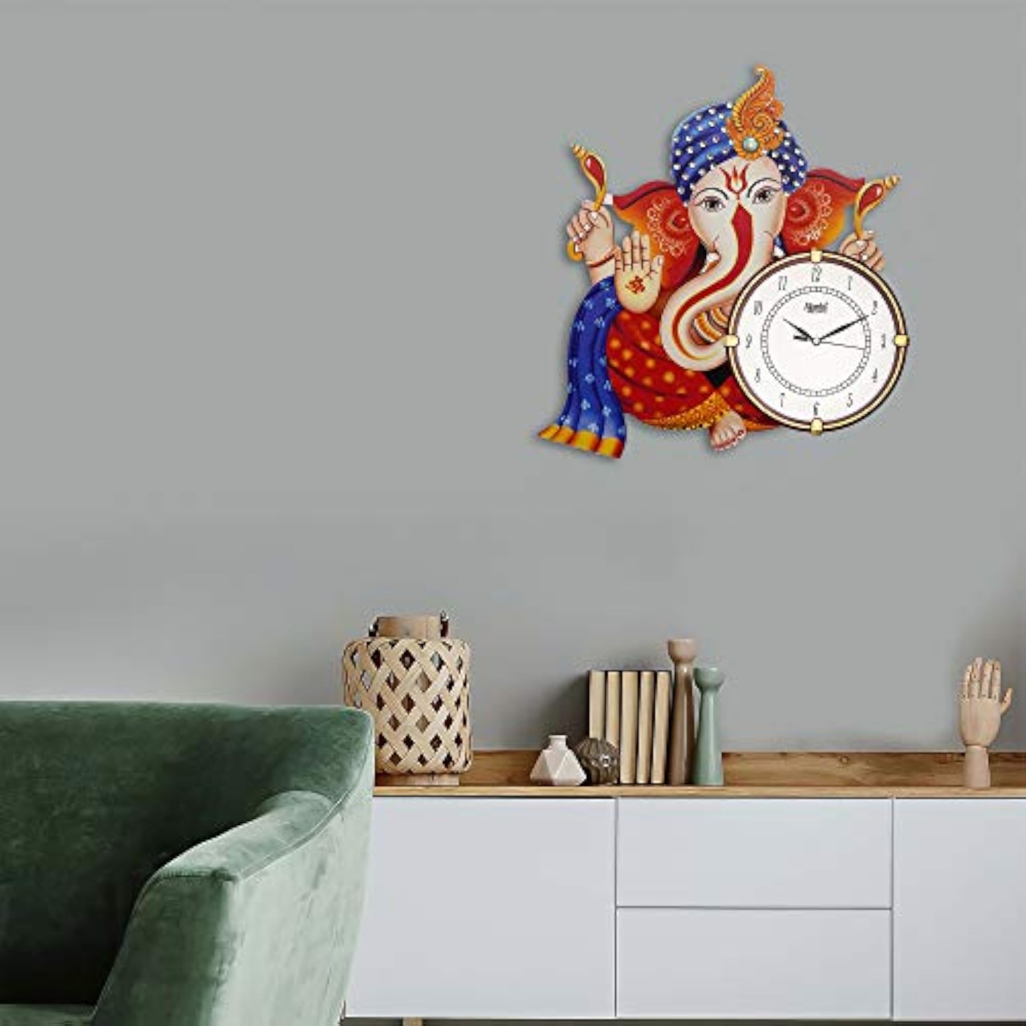 Fancy Antique Wooden Wall Clock for Home Décor