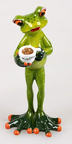 Formano Frosch Frau mit Kaffeetasse 1. Kaffee