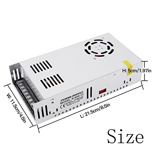 Gesd DC 12V 50A 600W POWER SUPPLY ADAPTER Transformer Switch Ac 110V / 220V To Dc 12V 20Amp Switching Converter Led Driver thumb #8