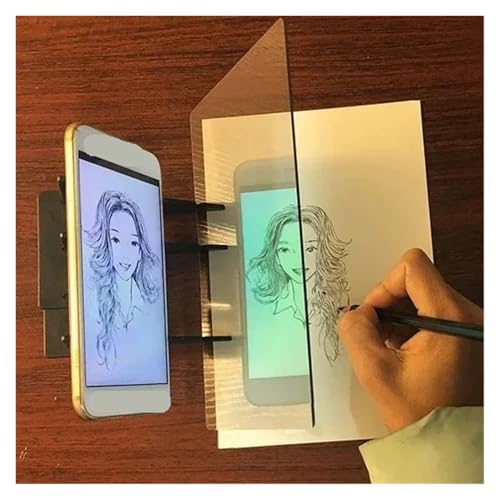 XNQOUS Optical Drawing Board 2pcs Drawing Projection Copying Drawing Board Painting Learning Tools Table Sketching Optical Drawing Board Universal(12inch)