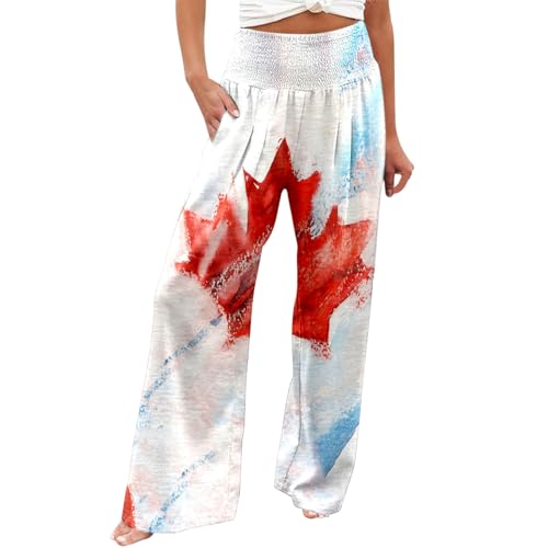 Pantalon décontracté femme coupe ample fluide contre l'inconfort