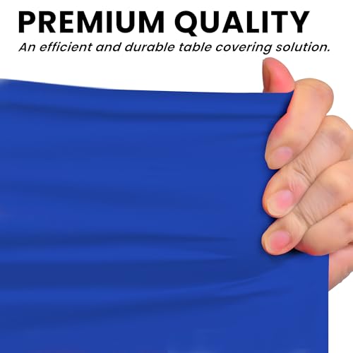 Nappe en plastique de qualité supérieure bleue LEMON + Co. pour réceptions et buffets