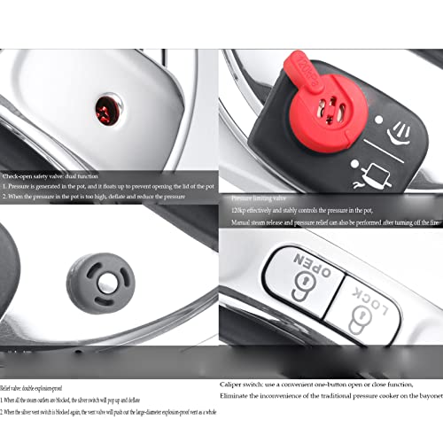 MidiLi-Stainless-Steel-Pressure-Cooker-One-Touch-Pressure-Cooker-Thickened-Multi-Purpose-Explosion-proof-Soup-Pot-for-Gas-Induction-Cooker