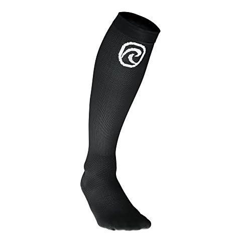 Rehband Unisex RX Sports Compression Socks Athletic Fit for Running & Workout - XS (Black) Cover