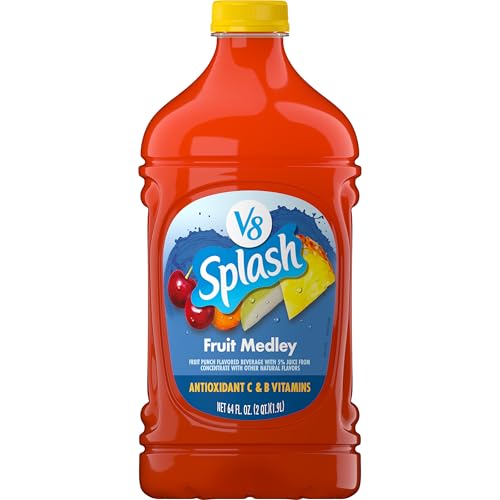 V8 Splash Fruit Medley Flavored Juice Beverage, 64 fl oz