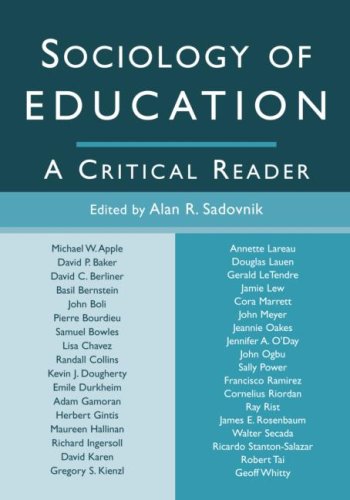 Sociology of Education: A Critical Reader