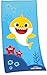 Produktbild Klaus Herding GmbH Baby Shark Velourstuch, 75x150 cm, blau