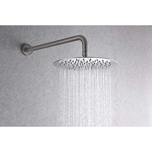 Conjunto de ducha termostática empotrado color níquel cepillado Line Imex GTD038/NQ