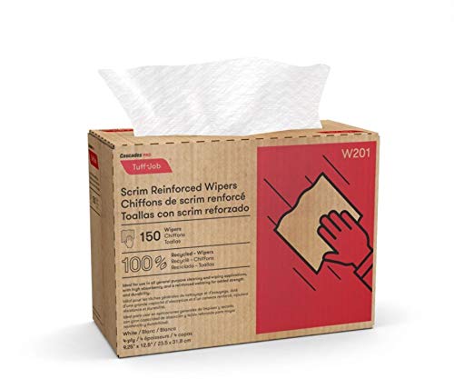 Cascades® PRO Tuff-Job™ Scrim Reinforced Wipers, 100% Recycled, 9 1/4