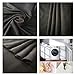 HMTfoto Black Backdrop for Photography Durable Fabric Background Photo Backdrop Video Photography Studio (5x7ft, Black)