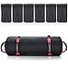PELLOR Sandbag, Saco Peso Fitness Saco de Arena para Entrenamiento de 4.5-27 kg, Bolsa de Arena con 6 Vacía Bolsas Ajustable para Fitness Funcional y Potenciamiento Muscular
