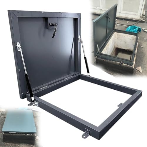 Galvanized Steel Roof Hatch - Durable Secure Access Door for Flat Roofs & Basements, Ideal for Safe Escape & Easy Maintenance, Weather-Resistant Design