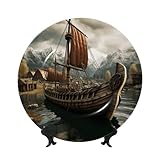 Décoration élégante : vous pouvez utiliser ces assiettes en céramique personnalisées partout dans votre maison, ce qui ajoutera un look merveilleux à votre décoration d'intérieur grâce à leurs couleurs vives et leur texture. Excellent cadeau pour des occasions spéciales telles que la fête des pères et des mères, un anniversaire, un mariage, la Saint-Valentin, Halloween, Noël, un anniversaire de mariage.