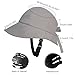 Porgeel Sun Hat with Bump Cap Insert UPF50+ Bucket Hat Wide Brim Hard Hat Bicycle Helmet Cycling Hat with Adjustable Chin Strap Safe