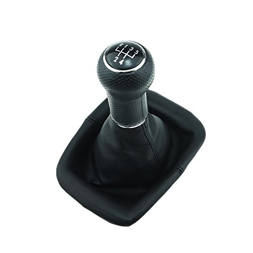 Schaltknauf Schaltsack Rahmen 23mm Durchmesser 5 Gang kompatibel/Ersatzteil für Golf 4 Bj. 1997-2005 1,4/1,6/1,9 Liter Benziner & 1,9 SDI und viele mehr .. Beschreibung lesen