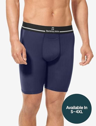 Image of Tommy John Men's Second Skin 8 inch Boxer Brief Underwear