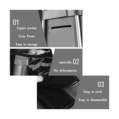 QUANLI Zusammenklappbarer Einkaufstrolley aus Aluminiumlegierung, tragbarer, faltbarer Einkaufswagen mit wasserdichter… – Bild 6