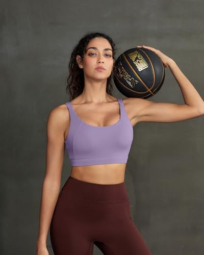 Image of RUNNING GIRL Sports Bra for Women High Support, Molded Cup Supportive High Impact Sports Bras with Sewn in Pads
