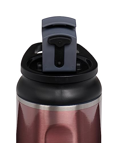 Igloo, Flip 'n' Sip Stainless Steel Tumbler, 12 oz, Flamingo, Pink, 12 Ounces - Image 2