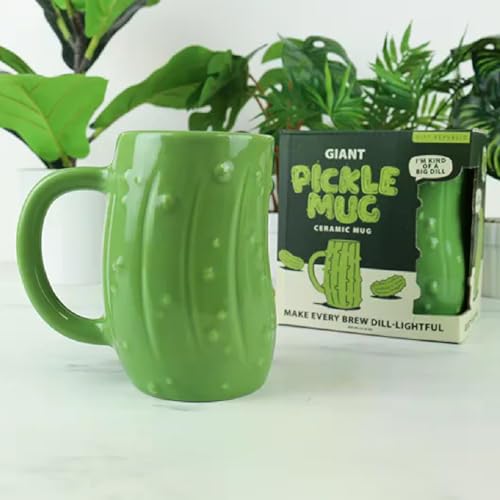 Tazón grande de cerámica en forma de pepinillo verde miniatura 6