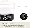 BELLA Two Tier Food Steamer with Stackable Baskets & Removable Base for Fast Simultaneous Cooking - Auto Shutoff & Boil Dry Protection, 7.4 QT, Black #4