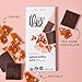 Theo Chocolate Salted Toffee Organic Dark Chocolate Bar, 55% Cacao, 12 Pack | Fair Trade
