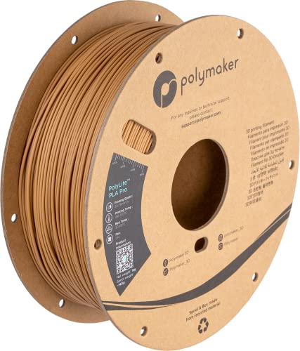 Polymaker Pla Pro Filament 1.75Mm Army Beige, Powerful Pla Filament 1.75Mm 3D Printer Filament 1Kg - Polylite 1.75 Pla Filament Pro Tough & High Rigidity 3D Printing Pla Filament Army Beige #TOP23