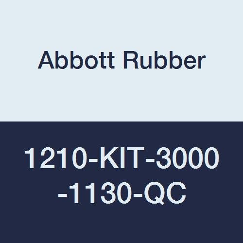 Rubber Water Suction and Discharge Hose Pump Kit, Black/Blue, 3" Male X Female Aluminum Cam and Groove, 3" ID