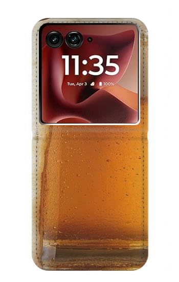 Housse Cuir Motorola Razr 70 Ultra Étui Bière pour Razr 50 60 Ultra