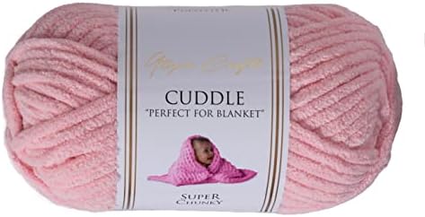 Utopia Crafts Cuddle Super Chunky Chenille Soft Yarn for Knitting and Crochet, 100g - 60m (Beige)