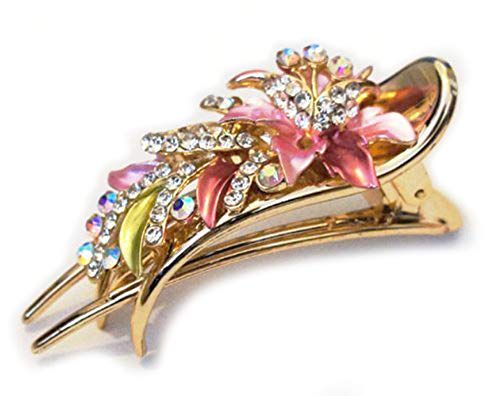 Colliers de serrage cheveux fleur Main N°055 anti glisse chic