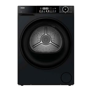 HAIER HD90-C33657BU1 Wärmepumpentrockner 9 kg, AI Power Inverter Motor, Smart AI, hOn App, i-Refresh Dampffunktion, 15 Programme, Schontrommel, Knitterschutz