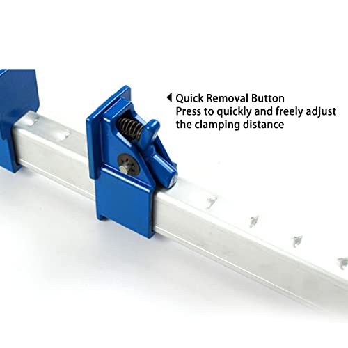 Braçadeira de barra, ajuste livre de liberação rápida, braçadeira de operação simples para marcenari