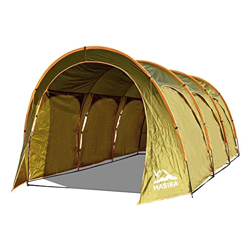 Family Camping Tunnel Tent Top Canopy Cover for Car Trailer BBQ Waterproof Portable 8-10 Person 15x10ft