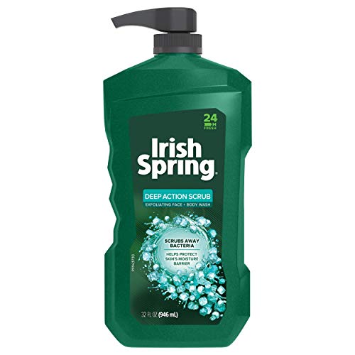 Irish Spring Deep Action Exfoliating Face and Body Wash #TOP22