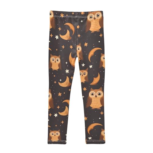 Girls' Leggings Moon Star Owl Kids Yoga Tights Pants 1 Pack 208536192