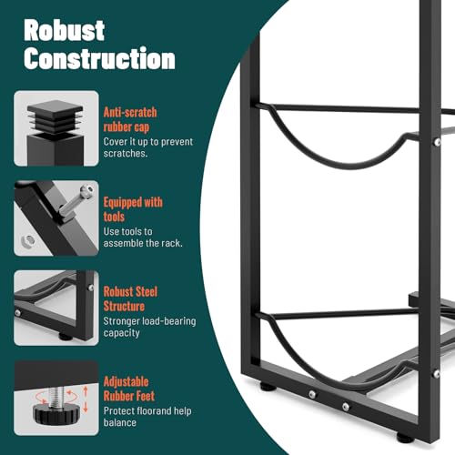 MYLOLF 5 Gallon Water Jug Holder : 4 Tier Water Jug Stand Holder for 5 Gallon Water Dispenser- 5 Gal Water Bottle Storage Rack Organizer for Home Kitchen Garage (4 Tier) by MYLOLF - Image 3