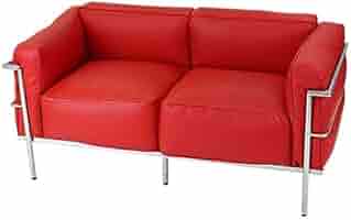 Amazon｜ソファ 2人掛け LC3 COMFORT 幅144cm ラブソファ 本革