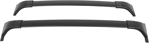 Miniatura 7 de CCIYU Barras de techo de automóvil, 2 barras, compatibles con Toyota para Venza 2021-2023, barras transversales de equipaje negras, barras