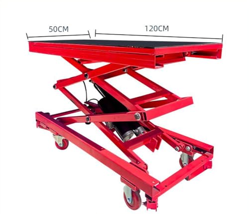 Hydrauliczny stół podnoszący, podnośnik nożycowy, nośność 200 kg, przenośny wózek podnoszący do zastosowań magazynowych i przemysłowych, ergonomiczna konstrukcja