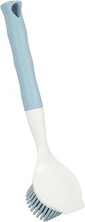 Handle Dish Scrubber Brush for Pots and Pans Non-Stick Kitchen Cleaning Tool Ergonomic Grip for Easy Use Safe Everyday Cleaning