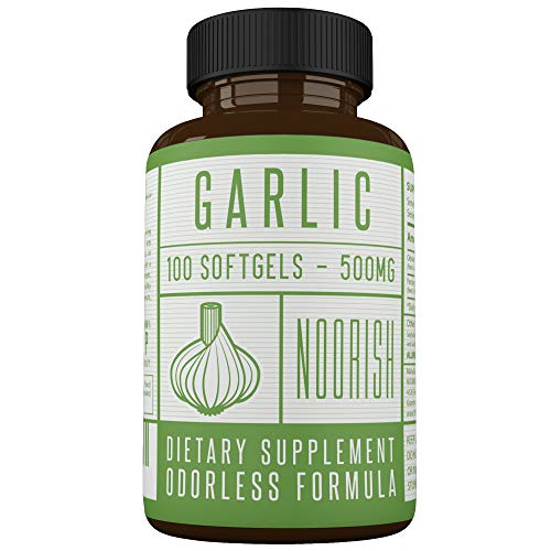 Odorless Garlic Pills - Garlic and Parsley - Premium Garlic Supplement - 500mg 100 Count