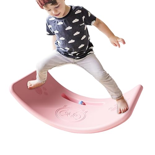 Table oscillante incurvée avec boule rebondissante pour entraînement équilibre