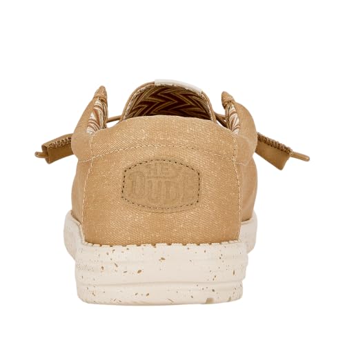 Image of HEYDUDE Men's Wally Stretch Canvas Loafers | Lightweight Slip On Shoes | Casual Walking, Travel & Everyday Style