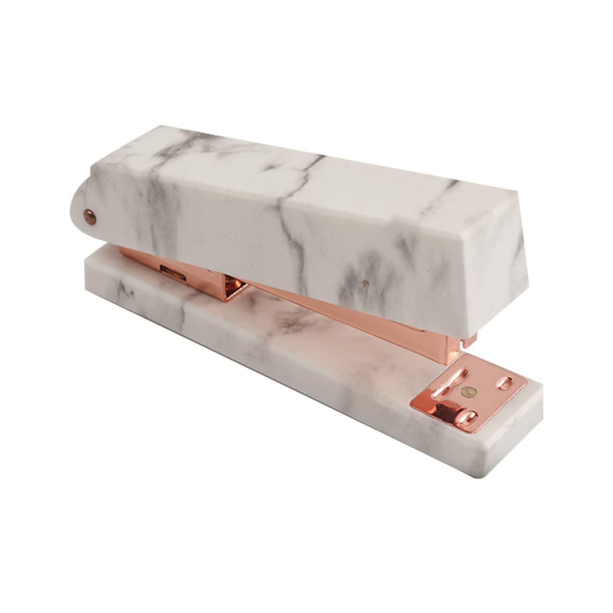 Punti Metallici da Scrivania Effetto Marmo Moderno in Abs e Metallo | Festa Scuola Decor, per Casa e Ufficio, Design Elegante Ergonomico, Adatto a Studenti e Ragazzo Ragazza
