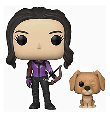 Funko Pop! &Amp; Buddy Marvel: Hawkeye - Kate Bishop With Lucky Pizza Dog Vinyl Bobblehead